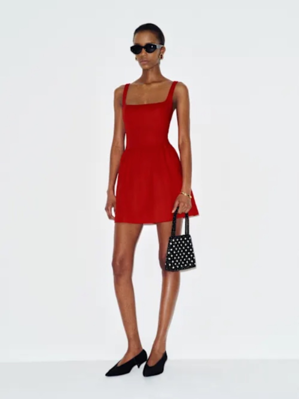 Reformation Janu Linen Mini Tank Dress